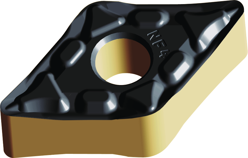 Wendeschneidplatte Drehen – Rhombisch negativ 55° DNMG110404-NF4 WAM10