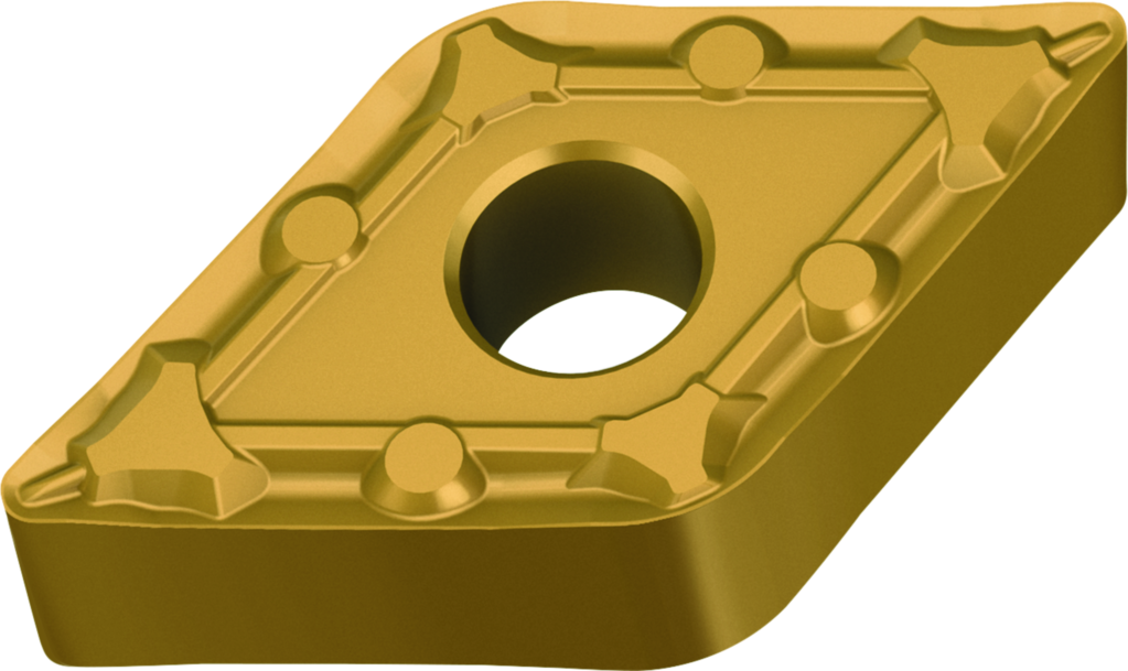 Wendeschneidplatte Drehen – Rhombisch negativ 55° DNMG110408-FV5 WPV10