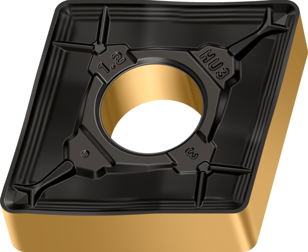 Wendeschneidplatte Drehen – Rhombisch negativ 80° CNMM120408-HU3 WPP10G