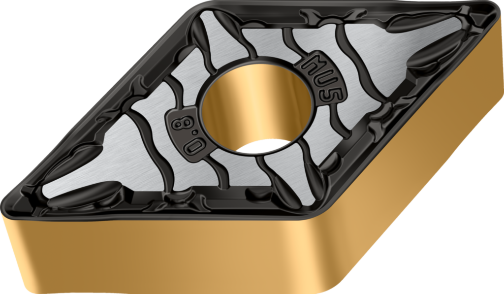 Wendeschneidplatte Drehen – Rhombisch negativ 55° DNMG110408-MU5 WMP20S