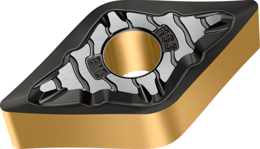 Wendeschneidplatte Drehen – Rhombisch negativ 55° DNMG110408-MS3 WMP20S