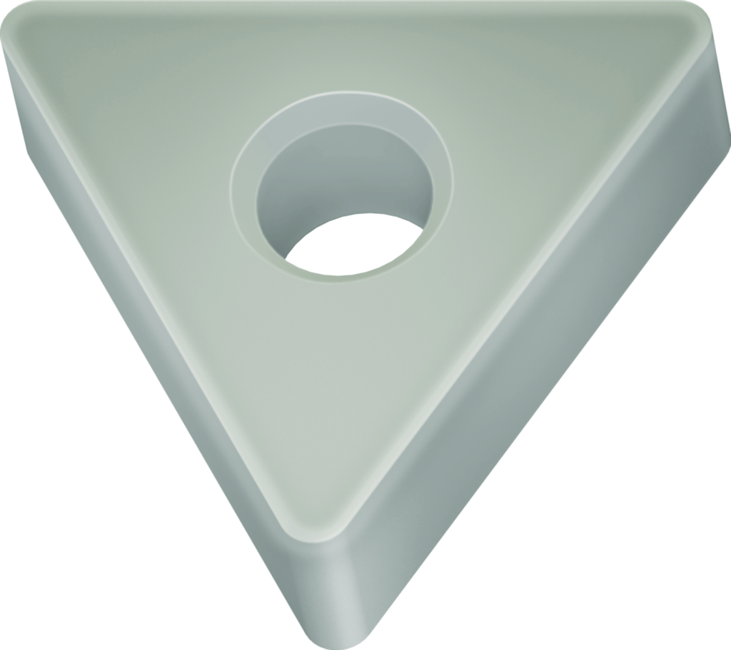 Keramik Wendeschneidplatte Drehen – Dreikant negativ 60° TNGA160408T02020 WCK10