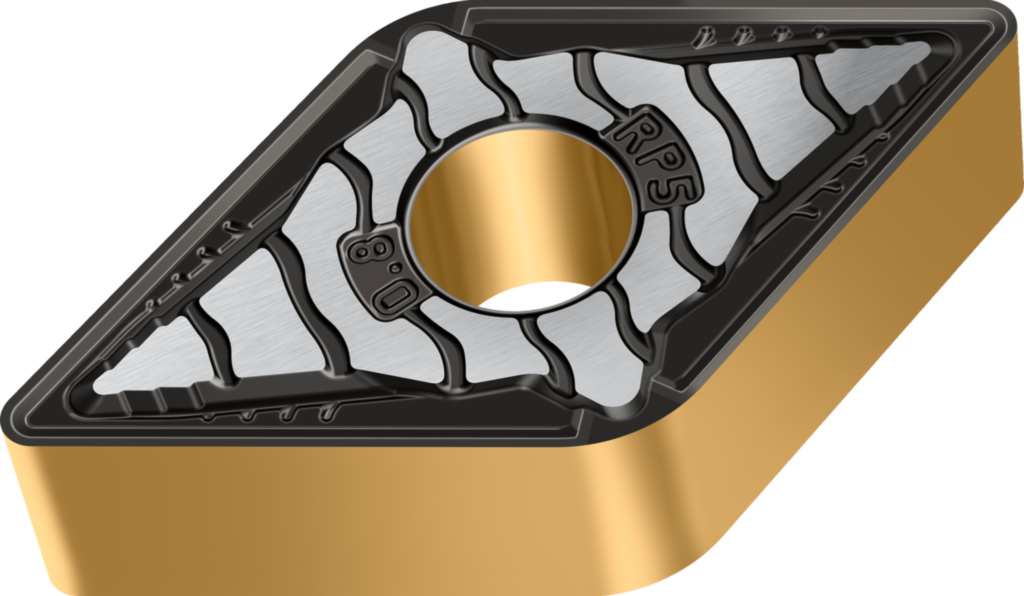 Wendeschneidplatte Drehen – Rhombisch negativ 55° DNMG110408-RP5 WPP10G