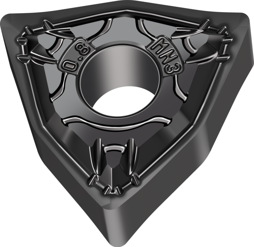Wendeschneidplatte Drehen – Trigon negativ 80° WNGG080404M-MN3 WN10