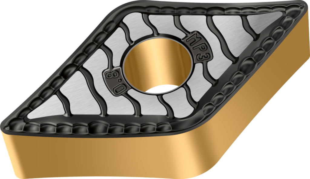 Wendeschneidplatte Drehen – Rhombisch negativ 55° DNMG110404-MP3 WPP10G