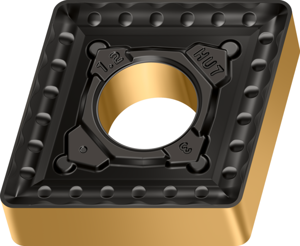 Wendeschneidplatte Drehen – Rhombisch negativ 80° CNMM120412-HU7 WPP10G