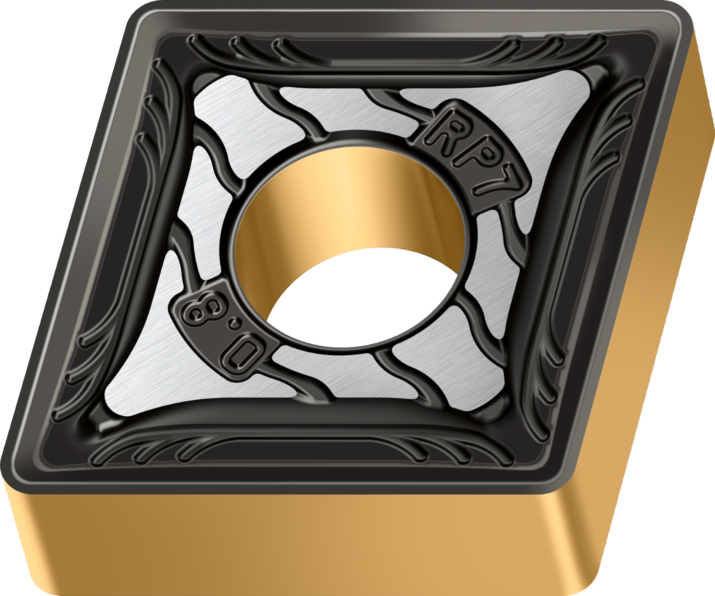 Wendeschneidplatte Drehen – Rhombisch negativ 80° CNMG120408-RP7 WKP30S