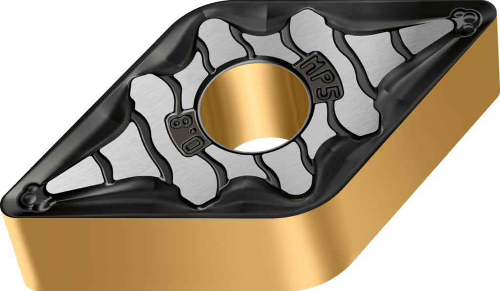 Wendeschneidplatte Drehen – Rhombisch negativ 55° DNMG110404-MP5 WPP10G