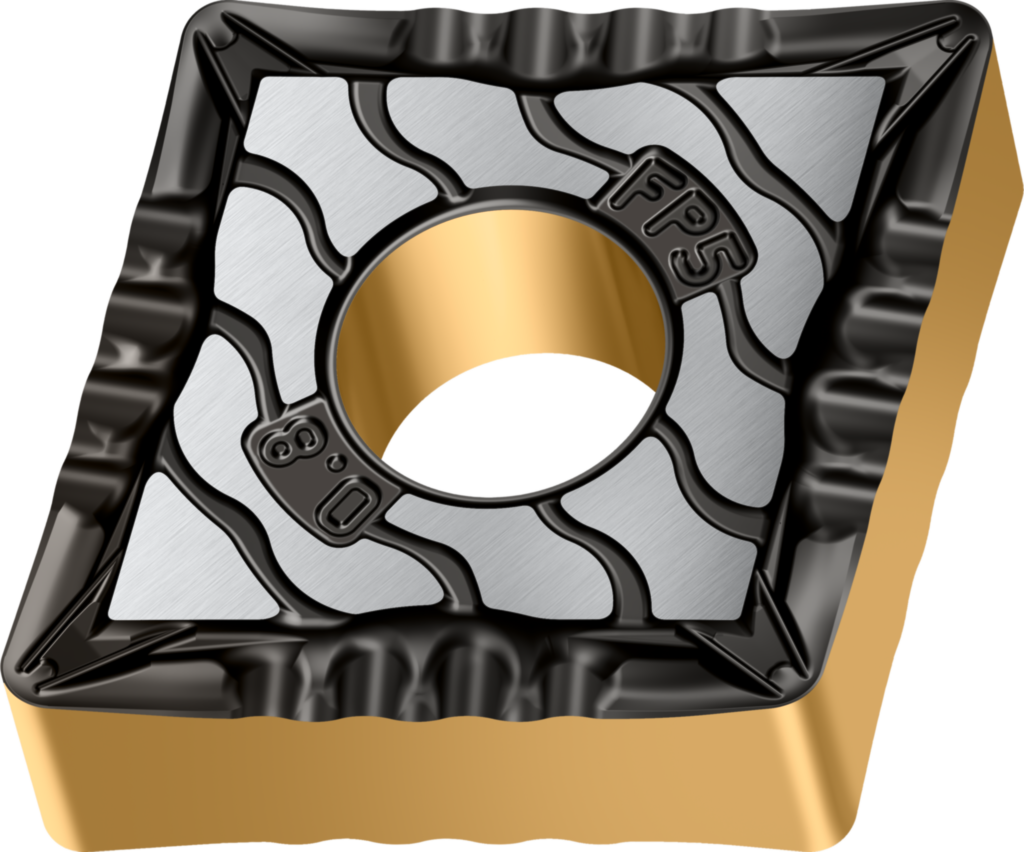 Wendeschneidplatte Drehen – Rhombisch negativ 80° CNMG090304-FP5 WPP10G