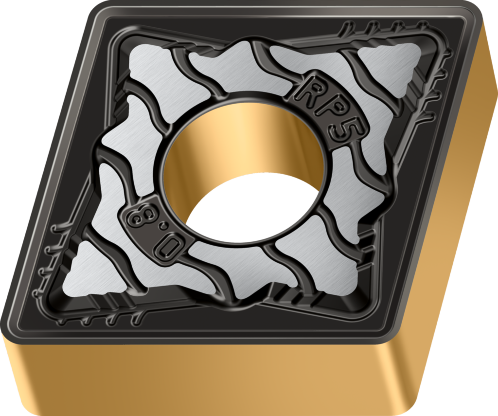 Wendeschneidplatte Drehen – Rhombisch negativ 80° CNMG120408-RP5 WKK10S